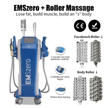 Нов апарат DLS-EMSlim 14 Tesla Emszero RF Nova Нео Hi-emt Със стимулиращи радиочастотными дръжки Опция ролкова масаж