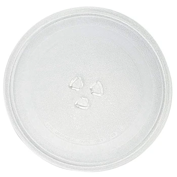 Печка за микровълнова фурна Дубликат чиния за микровълнова печка Здрав Универсална въртяща се маса за микровълнова печка Стъклена чиния Кръгла замяна чиния
