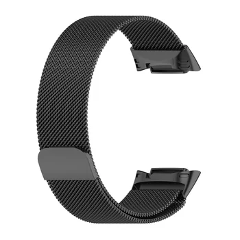 10 бр./опаковане., метална лента за Fitbit charge 6, Fitbit charge 5, каишка за часовник от неръждаема стомана с линия за Fitbit charge6 / 5