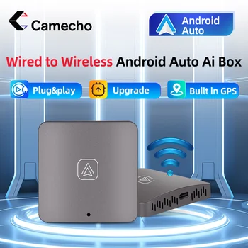 Camecho Carplay Android Auto Apple Ai Box Безжичен адаптер за кола Android Auto Streaming Box за VW Audi Toyota Honda