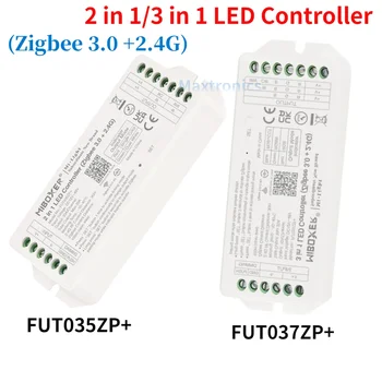 Led контролер Miboxer Zigbee 3.0 + 2.4 G FUT035ZP +/FUT037ZP + Max 20A За Едноцветни/Двухбелых/RGB/RGBW/RGB +CCT Led ленти
