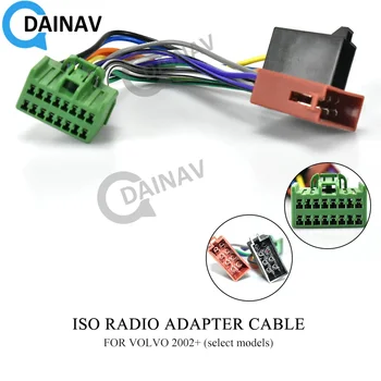 Радиоадаптер ISO 12-132 за VOLVO 2002 + (някои модели) Конектор кабели кабели, кабел с щепсел за издигат