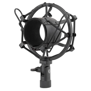 Удароустойчив метален студиен микрофон за запис, ударное скоба, скоба-паяк, държач за микрофон за излъчване на компютъра BM800