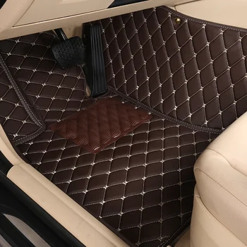 Обичай кожени автомобилни постелки 100％ за Ford KA 2009-2016 автомобилни накладки за краката, аксесоари за подреждане, подкладочные подложки за автомобили 차량용품