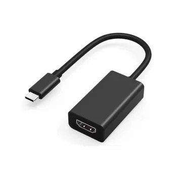 Съвместим с Type C-HDMI видеокабель, съвместим с USB C-HDMI, Type-C-адаптер за HD-дисплей на телевизора USB3.1 Конвертор 4K 60Hz