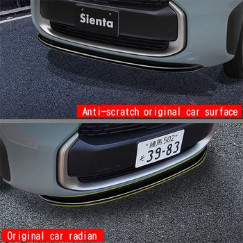 За 2022 Toyota SIENTA Дифузор предна броня за устни Материал ABS Противоударная тампон Аксесоари за ремонт на обвеса