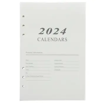 Бележник за планиране с отрывными листа, Portable notepad за академични планиране, английски бележник в 2024 година, планер (a5)