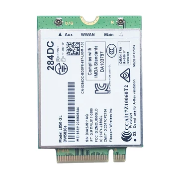 DW5820E L850-GL Модул карта на LTE 4G 0284DC 284DC за лаптоп Dell 3500