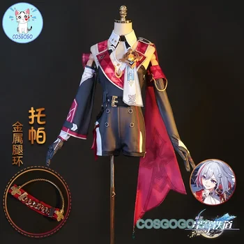 COSGOGO Game Honkai: Star Rail Topaz Cosplay костюм за Хелоуин, Тоалети за жени, пълен комплект
