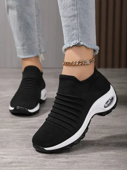 Дамски ежедневни спортни чорапи, обувки, четырехсезонная спортни обувки с ластик