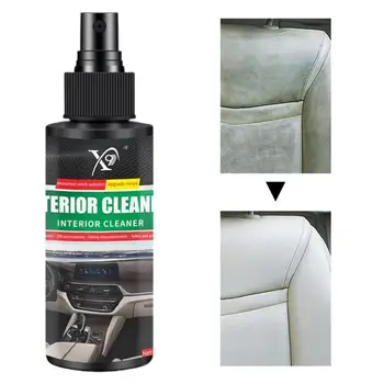 Спрей за почистване на салон на автомобил, средство за силна почистване на кожата на автомобила, защитен спрей за интериорни детайли За възстановяване на детайли на автомобила на Всички