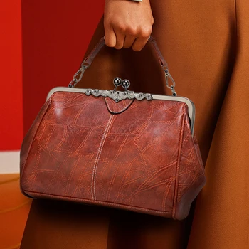 2023 Висококачествена Дамска чанта за през рамото от изкуствена кожа, модна дизайнерска чанта-тоут, Реколта дамска чанта за през рамо в прост стил