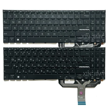 X1502 Американската/Руска Клавиатура с подсветка за ASUS X1502ZA X1502VA X1503Z X1503ZA K6602Z M1503Q M1502Z B1502 X1603Z X1603ZA V212662US1