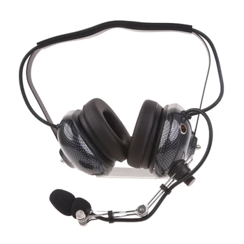 Двухконтактные слушалки за двустранна радиовръзка с 2-контакт или 5-за контакт намотка кабел, писалка за регулиране силата на звука
