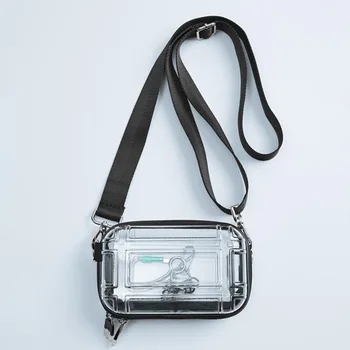 Нова дамска чанта през Рамо, прозрачна косметичка от КОМПЮТЪР, дизайнерски куфар, чанта-незабавни посланици на мълния, мини-козметични чанти за пране, козметични чанти за грим
