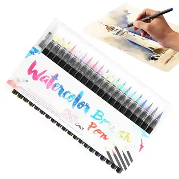 Комплект четки за рисуване-маркери Art Pen Set 201 Цветна писалка с тънък връх за художника, набор от четки 