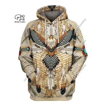 3D печат, новата колекция на аборигени, tribal ловец на сънища, изкуство от пера, дрехи унисекс, ежедневни hoody / свитшот / джоб / тениска Y-15