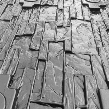 3D Стена конкретни форми Каменна форма на Мухъл САМ ABS Пластмаса, Цимент, Гипсова плочки