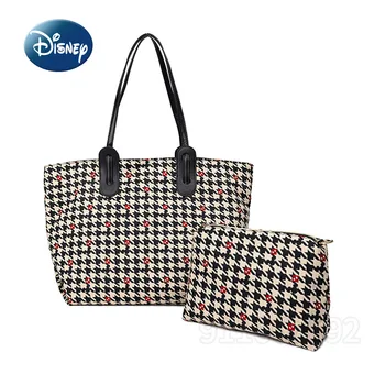 Нова дамска чанта Дисни Мики от луксозна марка, оригинален комплект от 2 теми за дамски чанти, голямо голям мультяшная модерна чанта-тоут