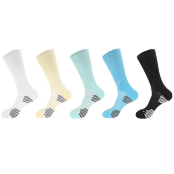 Професионални спортни чорапи, практични баскетболни чорапи, нескользящее дышащее кърпа, високи чорапи памук унисекс