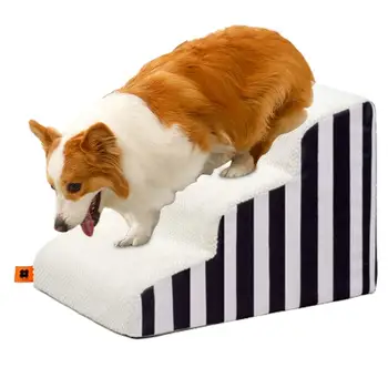 Стълба за кучета, гъба с висока плътност и противоскользящее дъното, подвижна здрава стълба за кучета и котки, аксесоари за стълби за котки