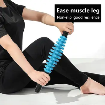 Универсален за многократна употреба за отслабване 12 следа Ръчно дизайн на Мускулния валяк Стик за масаж на краката Нож Мускулен валяк