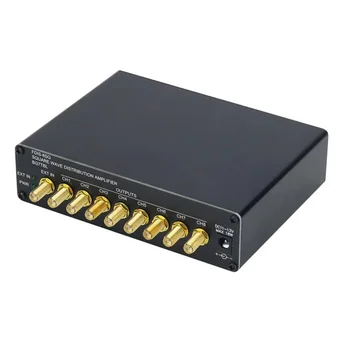 0-5Vpp FDIS-8SQ 8-Канален Опаковка тактовых импулси Правоъгълен Разпределителен усилвател с Конектор SMA OCXO Frequency US Plug