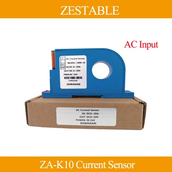 Преобразувател електрически ток Хол ZA-K10 AC 0-500A, вход 0-10V, 4-20mA, конвертор RS485