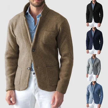 Мъжки костюм копчета, Блейзър, бизнес палто, яке, Връхни дрехи, Ежедневни топ с дълъг ръкав, яке, Обикновена върховете
