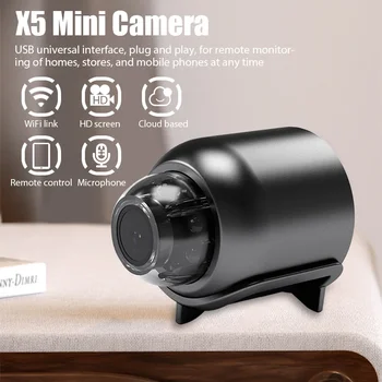 IP камера HD 1080P Безжична домашна охрана за Нощно виждане Мини камера за видео наблюдение с Wi-Fi широкоугольной камера за откриване на движение