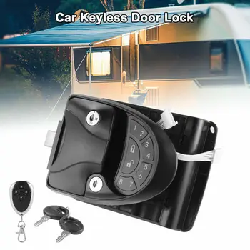 Система за заключване на вратите без ключ, дръжка-капаче с дистанционно управление и клавиатура за трейлър Caravan Camper