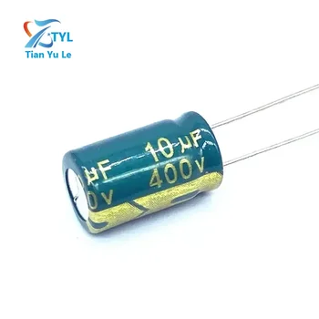 10 бр./лот 10 uf 400 алуминиеви електролитни кондензатори с размери 10*17 мм 400 На 10 icf 20%