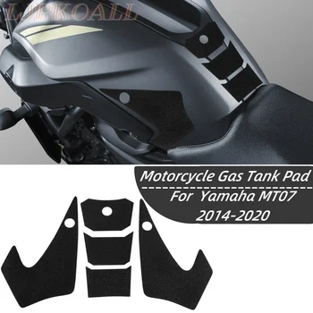 MT07 Етикети за газова бутилка Мотоциклет комплект наколенников Мини стикери резервоар За Yamaha MT 07 2014-2020 2019