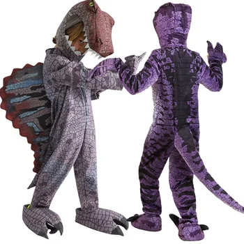 Детски костюм на животното Динозавър, Cosplay Спинозавра, Детски детска градина, Училище парти, Ролеви игри за момчета, костюми за Хелоуин