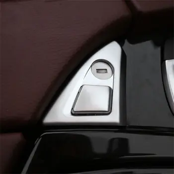 Сребрист цвят подлакътник на централната конзола LHD Кутия с Капак бутон за превключване Подходящи за BMW 5 серия F10 2011-2013