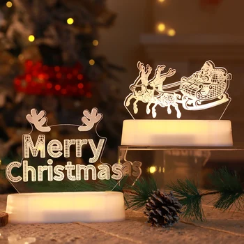 Коледна елха Дядо Коледа, лека нощ, Забавни коледни декорации за дома 2023 Навидад Kerst Натал Noel, украси за коледната трапеза
