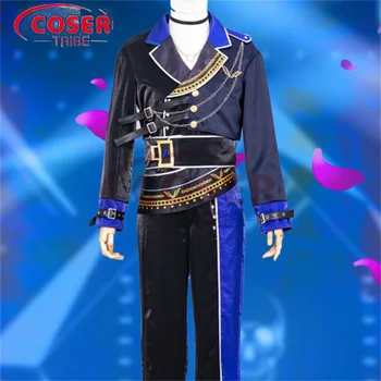 COSER TRIBE Аниме Игра на Ensemble Stars Aoi Hinata, дрехи за изказвания, Кралят костюм за cosplay на Хелоуин, Пълен комплект