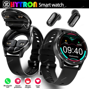 Слушалки Smart-часовници TWS 2 в 1 Безжични Bluetooth слушалки Спортна музика Умен часовник Здраве Кръвно налягане, сърдечната Честота Умен часовник