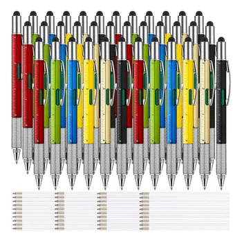36 броя химикалки-мультитулов 6 В 1, Подарък дръжка за инструменти, Персонални дръжка за инструменти, приспособление за писалки, подарък за мъже за Ден на бащата