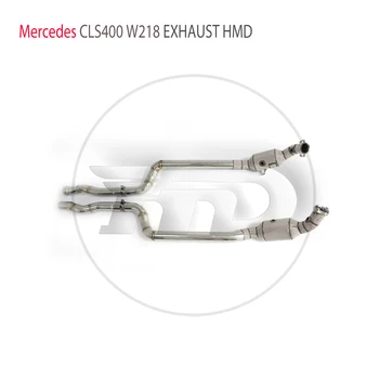 Бала Възел HMD Високоефективен Канализация Тръба за Mercedes Benz CLS400 W218 автоаксесоари Колектор Каталитичен конвертор