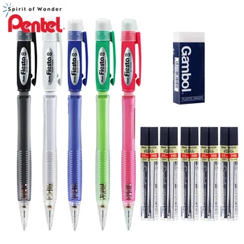Япония Механичен молив Pentel AX105 0,5 мм, лесно ломающийся грифель, молив за чертане, ученически канцеларски материали за офиса