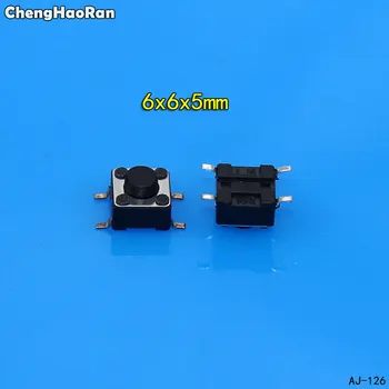 ChengHaoRan 10ШТ SMD бутон превключвател 6x6x5 мм микропереключатель 6*6*5 мм