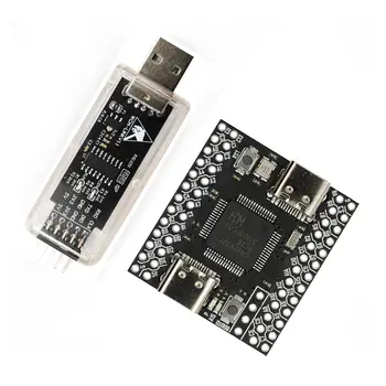 Такса за разработка на CH32V307RCT6 основната board малкия размер на МИНИ-версия на RISC-V С USB