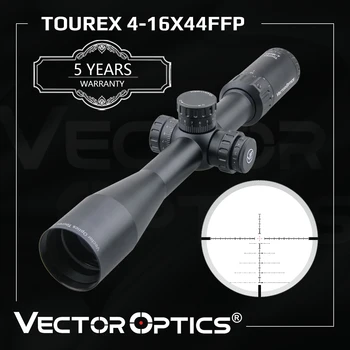 Vector Optics Tourex 4-16x44 FFP Оптичен Мерник В Първата Фокусната равнина MOA Ловен Прицел С Нулеви Насочени За Стрелба От Близко и Средно Разстояние