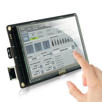 3,5-10,4-инчов сензорен модул на екрана на Smart HMI Сериен TFT LCD, безплатен софтуер + процесор Cortex A8 честота 1 Ghz за Raspberry Pi