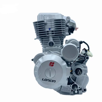 Бензинов мотор Loncin CG125 Двигател На колекцията С въздушно охлаждане Резервни части за три колела под наем с 4-тактным одноцилиндровым електрически