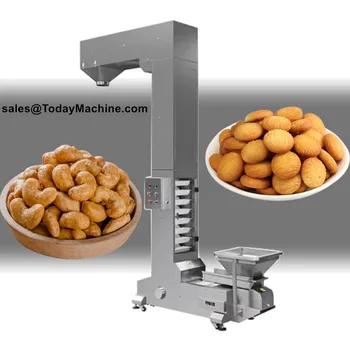 Автоматично оборудване за ковшового на поточна линия за хранително тип Z за зърнени закуски, ядки и чипс