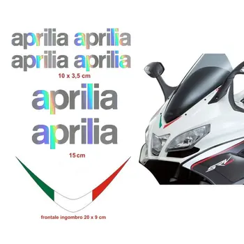 За Aprilia SRV 850 Комплект стикери от 7 части, стикери за мотори, скутери, tricolor