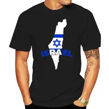 Изработена по поръчка на тениска с флага Супер Израел 2022 година, дрехи на европейския размер S-5xl, мъжки t-shirt, памучни тениски с чувство за хумор