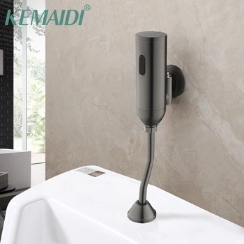 Автоматична дренажна клапа в тоалетната KEMAIDI, Автоматична дренажна клапа последна дума в писоар със сензор, водосберегающий Стенен интелигентна ir кран